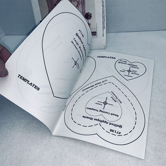 Vtg 1990 Quilting Applique Patchwork Sewing Pattern Booklet 7138 Simplicity - Picture 3 of 4